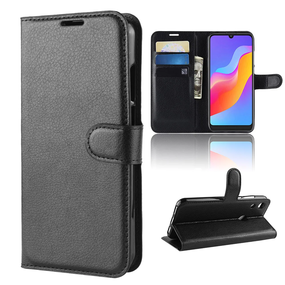 Для Huawei Y6 2019 MRD-LX1F.Case Премиум чехол-кошелек из искусственной кожи с отделениями