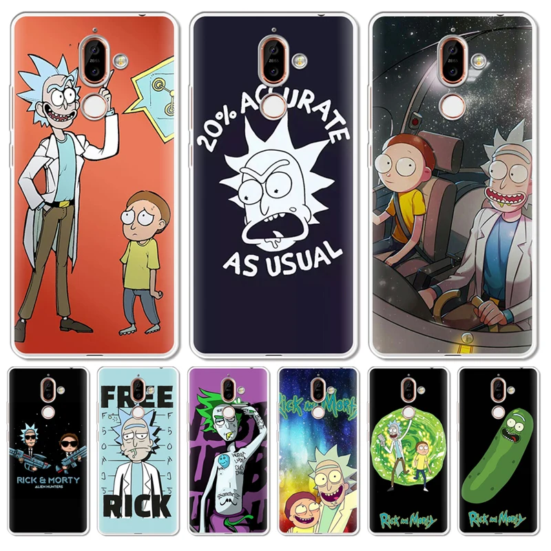 Модный чехол для телефона Nokia 6 1 Plus 7 8 9X3X6X7 2018 Мягкий силиконовый из ТПУ etui comedy Luxury