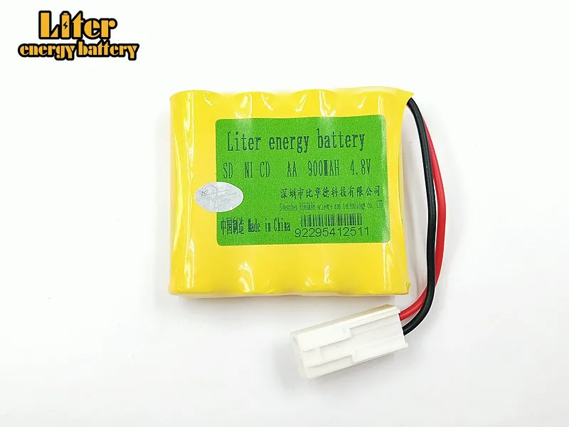 

Rechargeable Battery 4.8V 900mAh AA 4 in 1 Ni-Cd battery set Shuangying RC Car E519 E511 Battery With EL-2P Plug