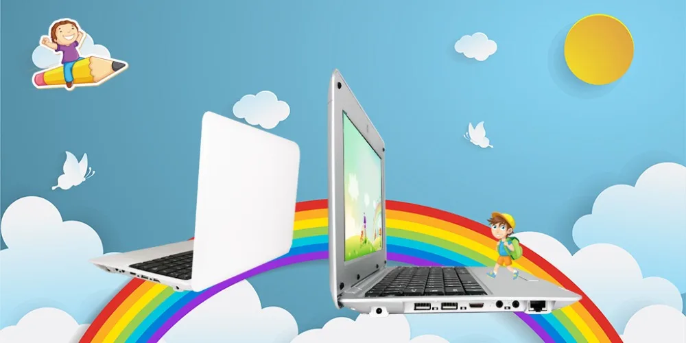 colorful android netbook