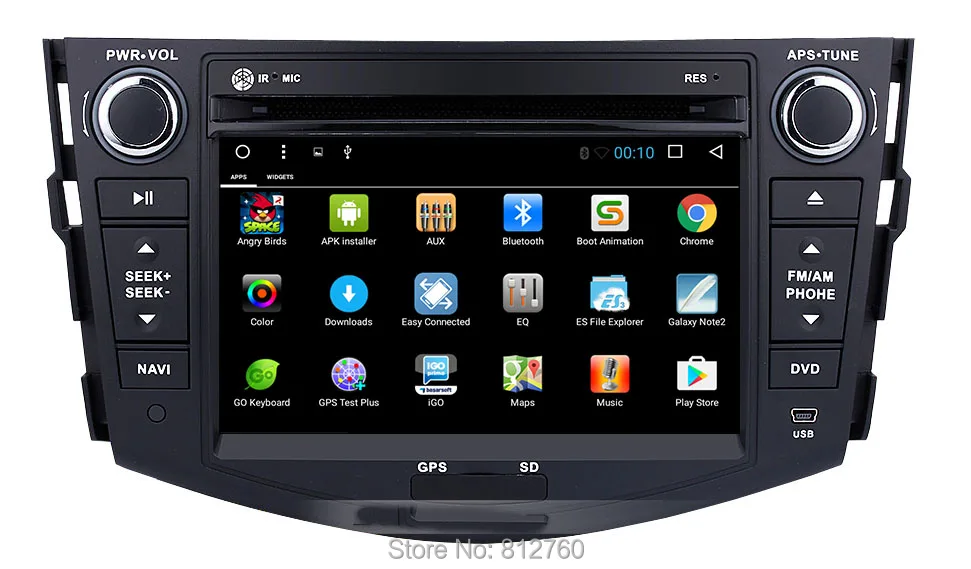 Top Octa core Android 8.1 car dvd player for Toyota RAV4 Rav 4 2007 2008 2009 2010 2011  2 din car radio gps navigation wifi 3G 2