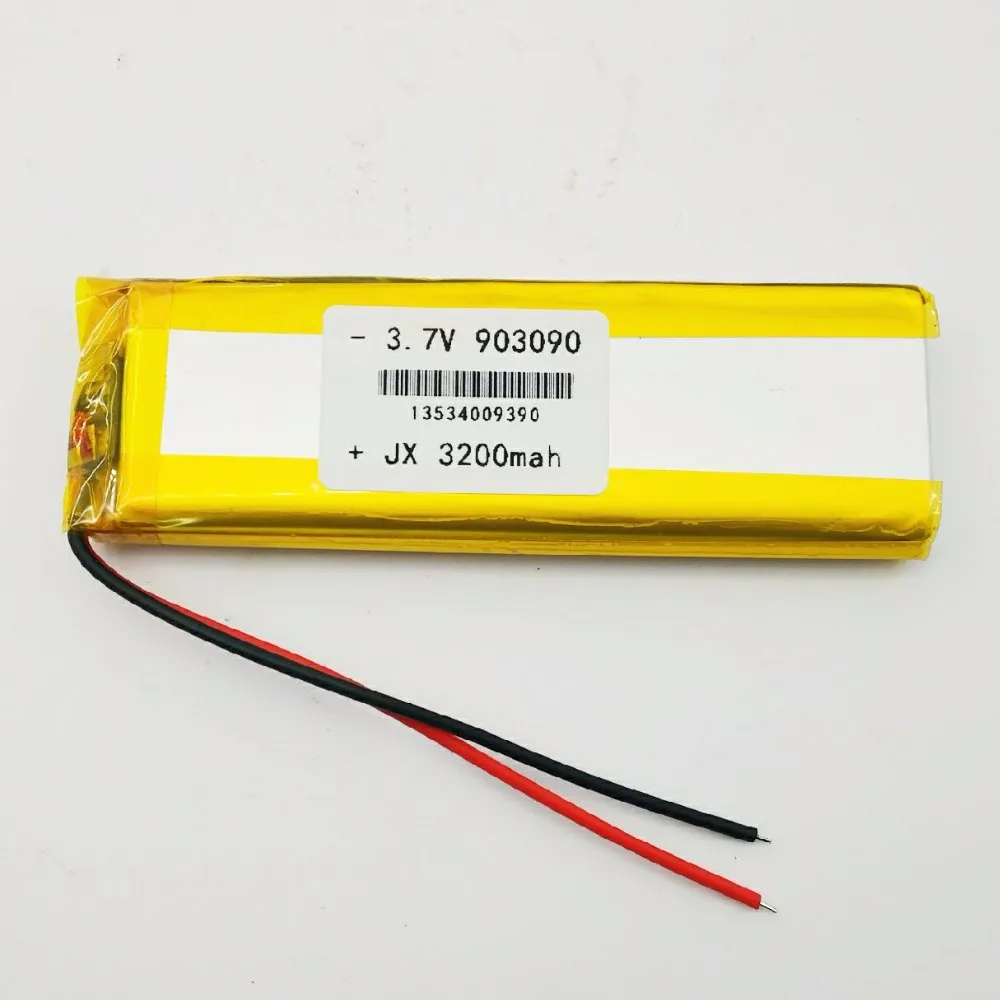 3 7 V батарея 903090 3200mah длинная полоса литиевая LED красота лампа ручной свет