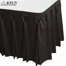 Красивый поли Юбка для стола \ Скатерти плинтус плотно сидящие, Подзор для свадьбы или торжественного случая, Декорации для торжеств