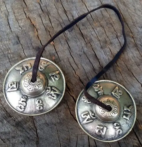 

HAND MADE SPIRITUAL TIBETAN TINGSHA TIMSHA BELLS MEDITIATION BUDDIST CYMBALS