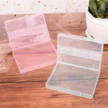 Пустая коробка для хранения шлифовальных сверл для ногтей, органайзер, прозрачный контейнер для шлифовальных сверл