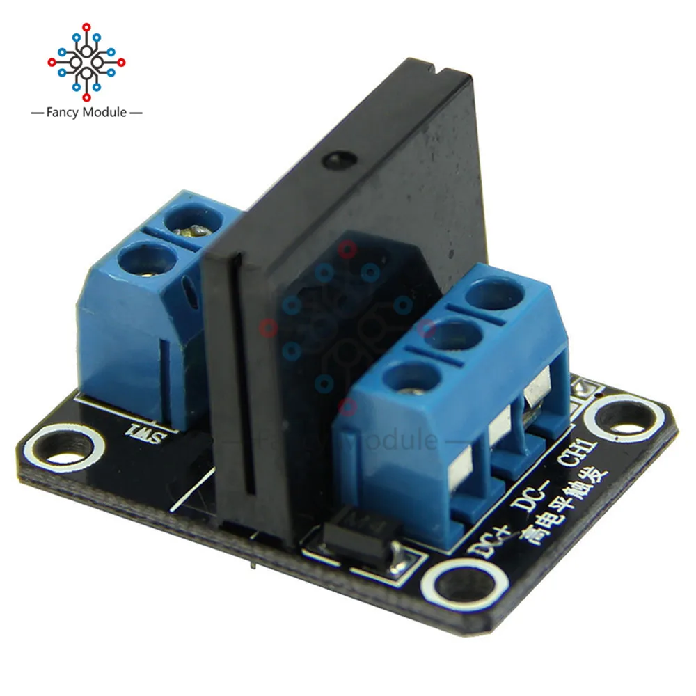 Постоянный ток, 5В, 1/2/4 канала твердотельные реле модуль для Arduino высокого уровня предохранитель для Arduino SSR G3MB-202P