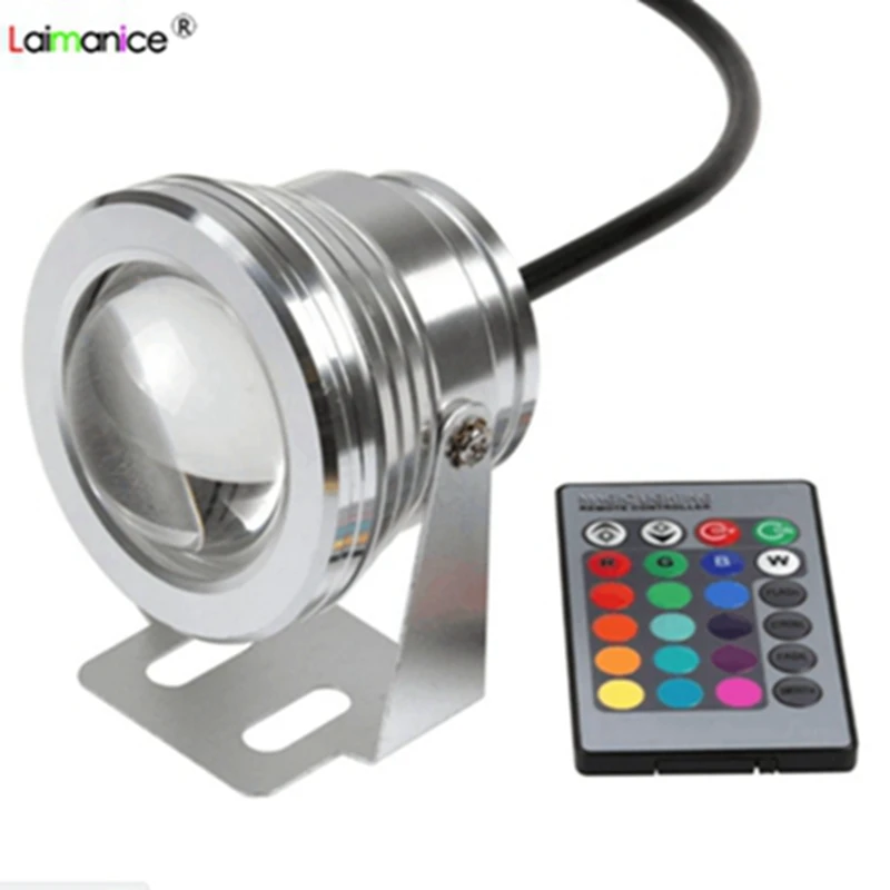 10 W reflector LED bajo el agua RGB luz Led impermeable IP67 al aire libre iluminación fuente Focos LED Piscina de luz de la lámpara 10 W reflector LED bajo el agua RGB luz Led impermeable IP67 al aire libre iluminación fuente Focos LED Piscina de luz de la lámpara
