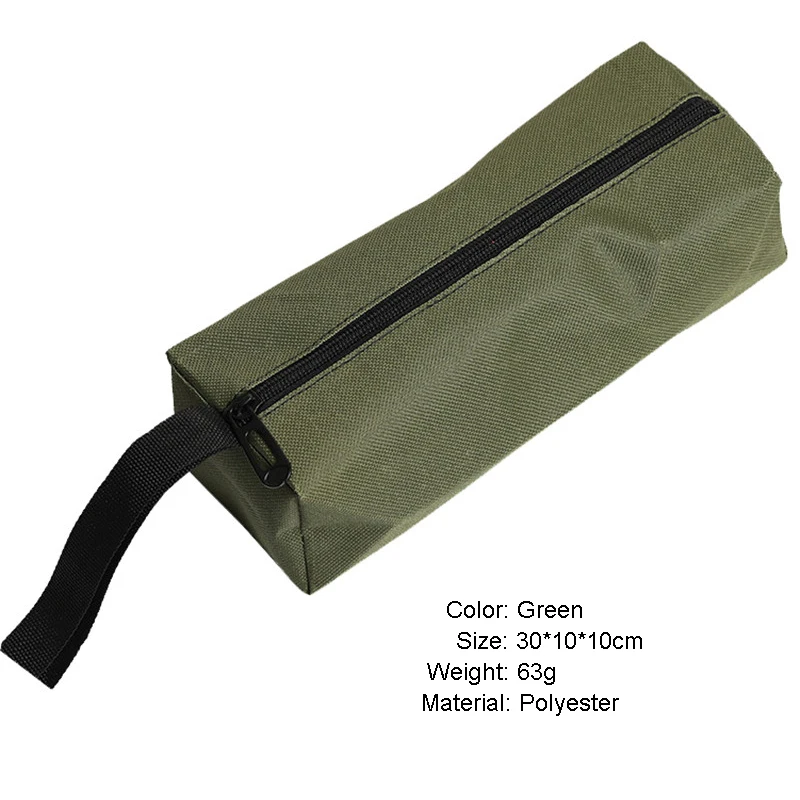 16 дюймов холст многофункциональная сумка для хранения водонепроницаемый ручной инструмент Аппаратные части органайзер сумка для отверток плоскогубцы сумка для инструментов - Цвет: Green