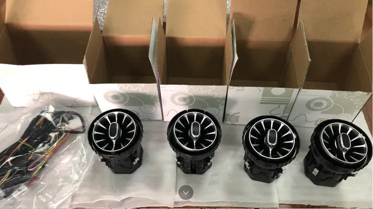 G wagon air conditoin cover fit for G class W464 G63 G65 G500 G55  air-condition cover 4 pieces interior vents cover  (1)_