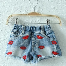 Джинсовые шорты для маленьких девочек; Летние Стильные Джинсовые штаны; новые джинсовые шорты для детей; шорты для девочек; джинсовые шорты для девочек