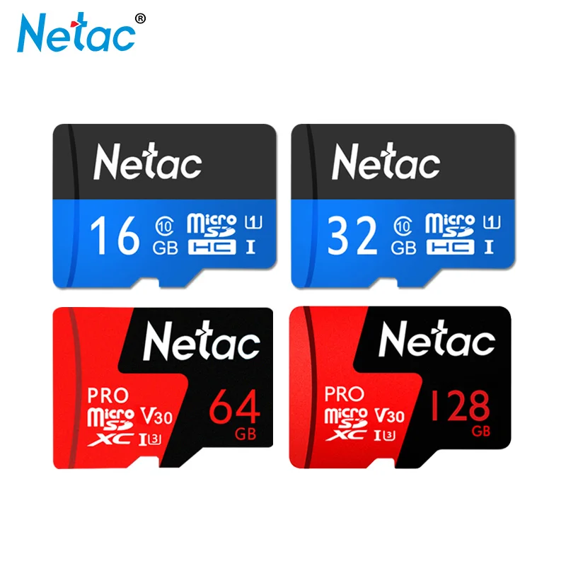 Netac Micro SD карта 128 ГБ TF карта 64 Гб SDXC 32 Гб карта памяти C10 карта памяти Mini для смартфона Бесплатная доставка