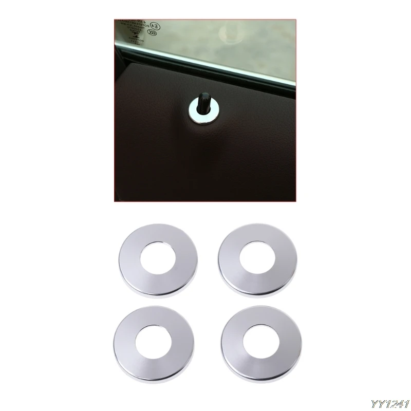 

car-styling Car door pin decoration covers trim for Mercedes Benz C/E Class W205 W213 GLC car accessories interior
