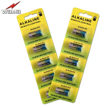 

10pcs/2pack Wama 4LR44 6V Dry Alkaline Battery Cells Car Remote Watch Toy Calculator Batteries 28A 4AG13 544 L1325 4A76