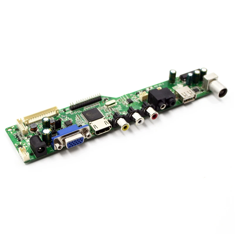 Плата контроллера ЖК телевизора M6V5 с поддержкой ТВ AV VGA аудио USB HDMI для 19 дюймового