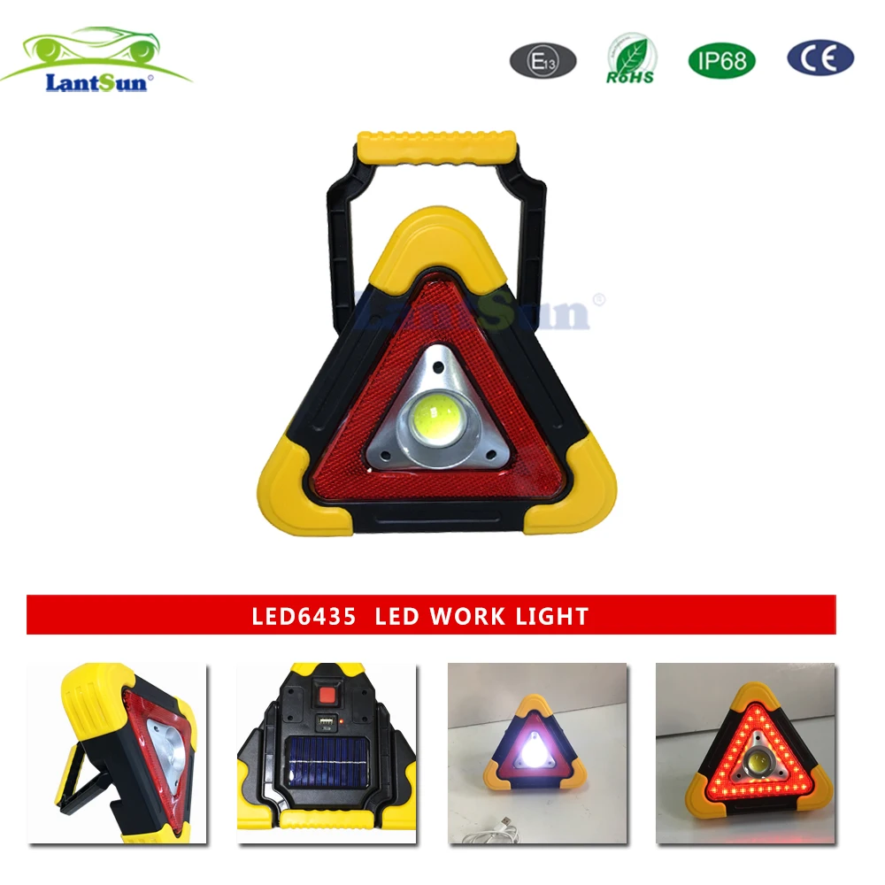 

new products multi function triangle light triangle warning light car accessories offroad auto products ABS LED6435 Lantsun