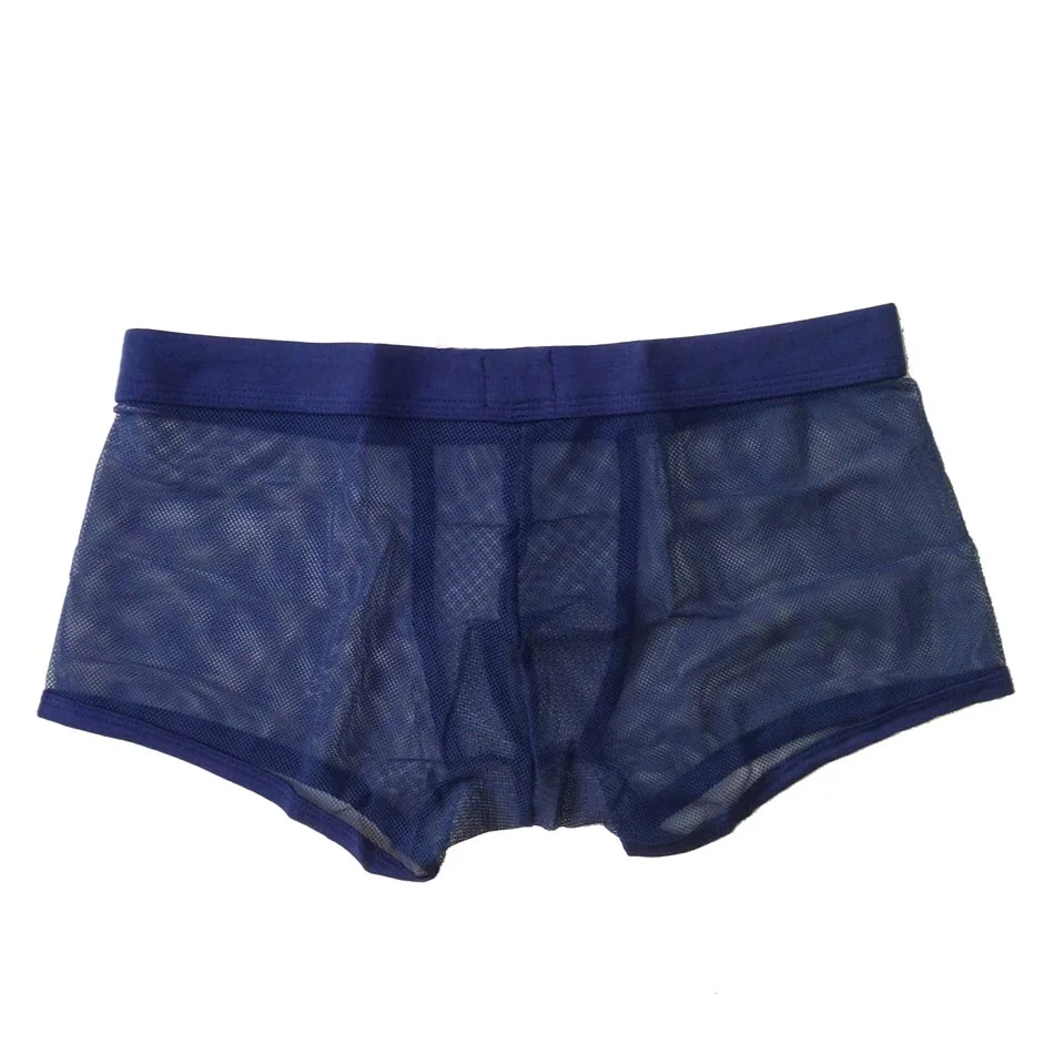 Hot! 2017 New Famous Brand Underwears Men's Boxers Shorts Sexy Mesh Men Panties Sexy Trunks shorts for Men Calecon Homme (6)