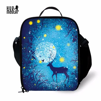 

Kids Lunch Bag Pattern Printing Insulated Lunch Bags Portable Food Thermal Bag Adjuestable Shoulder Strap Lunch Bags for Women