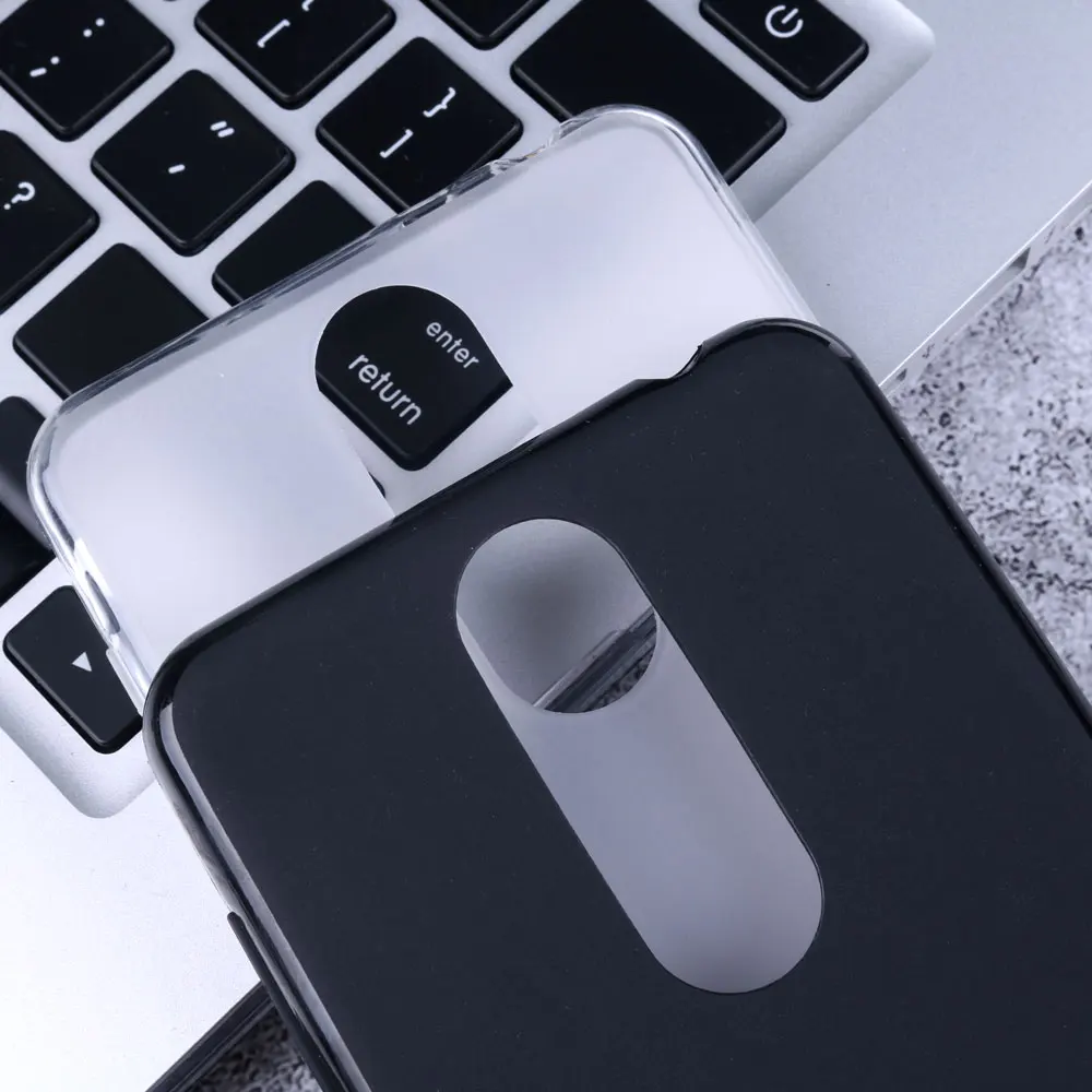 

New 2019 for Alcatel 3 3L Back Cover Capa Soft Silicon Gel Rubber Matte Black Cover Coque Phone Case for Alcatel 3 3L