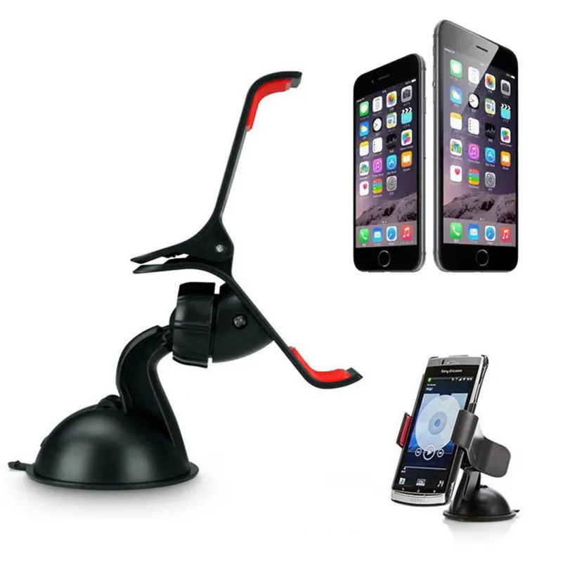 

ularmo Universal Car Windshield Mount Stand Cradle Bracket Holder ismartphone Mobile cell Phone 6/6 Plus For iPhone GPS Samsung