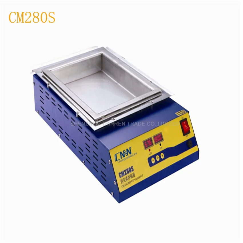 

CM280S Lead-free Double Digital Solder Pot Soldering Soldering Desoldering Bath 110/220V Soldering Desoldering Bath Machine