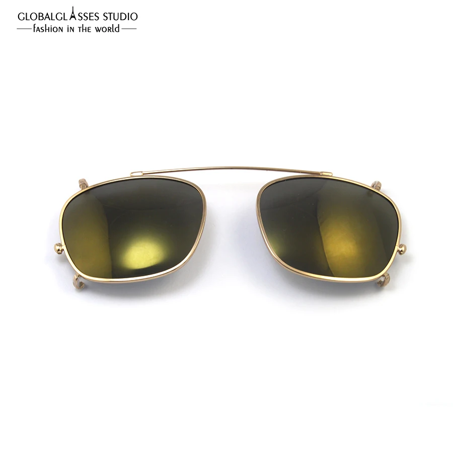 

Fashion Polarized Lens Vintage Steampunk Clip On Sunglasses Flip Up Sunglass Spectacles Reflective PUNK Sun Glasses Clip608G