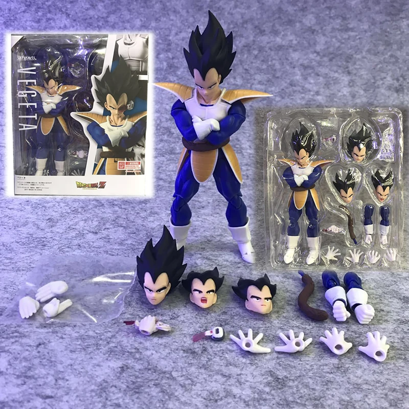 

SHF Dragon Ball Z Normal Vegeta Scouter 2.0 PVC Action Figure Model Toys Doll