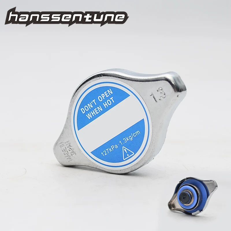 

Water tank cap Head Radiator Cap Cover for 1.3 Bar cars with Bule color Small connector For Universal Car