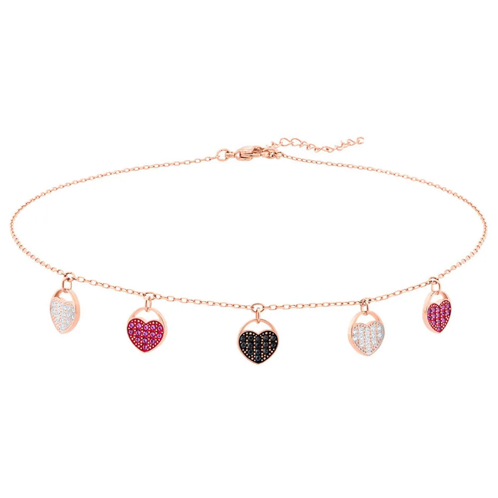 

Kaliyah Swa 2019 1:1 Original New Gengibre Necklace Shining Crystal Romantic Creative Symbol Of The Heart Women Free Luxury Jewels