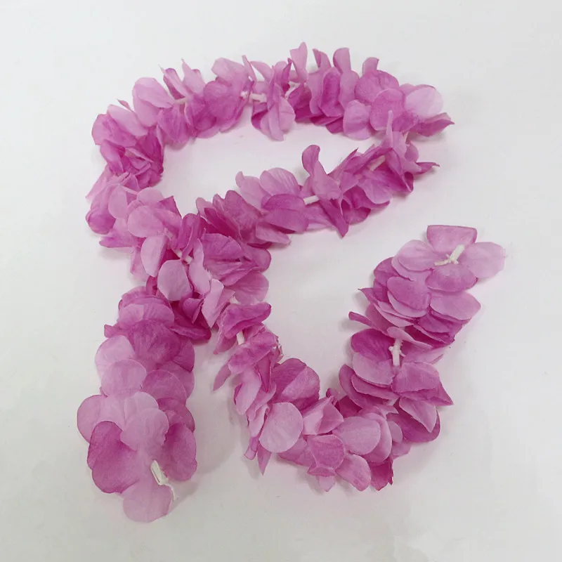  Flone Artifiical Wisteria Bean Vine Simulation Colorful Flower Rattan Silk Flower Wedding Party Scene Stage Decor Fake Flowers (4)