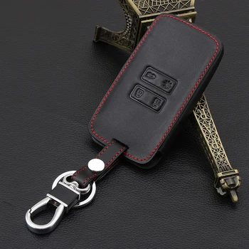 

Genuine Leather Car key Card Cover Case fit for Renault Koleos Kadjar Keychain Wallet Protector Holder
