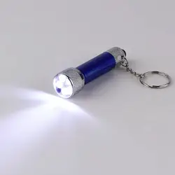 5 светодиодный мини фонарик факел брелок Синий Новый
