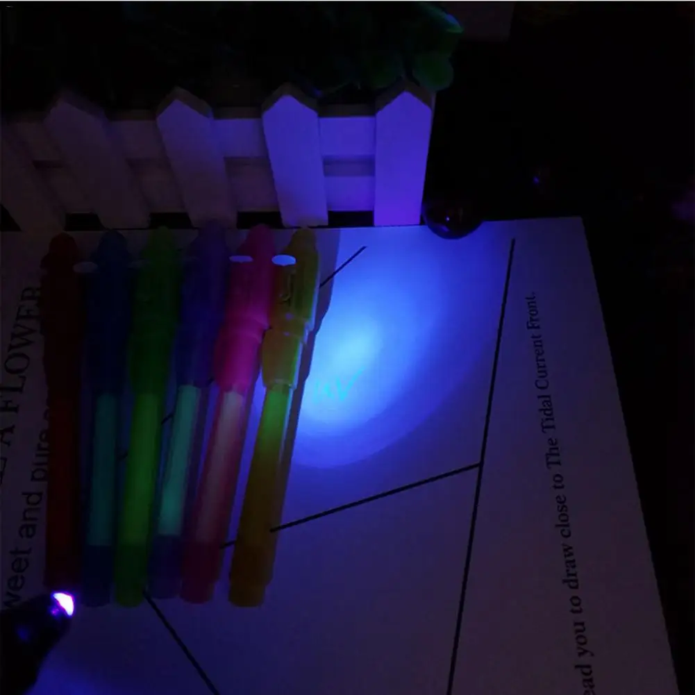 Корейская канцелярская креативная волшебная ручка с uv-подсветкой ручка с невидимыми чернилами забавный пластиковый маркер ручка для школы офиса поставки для детей Подарки