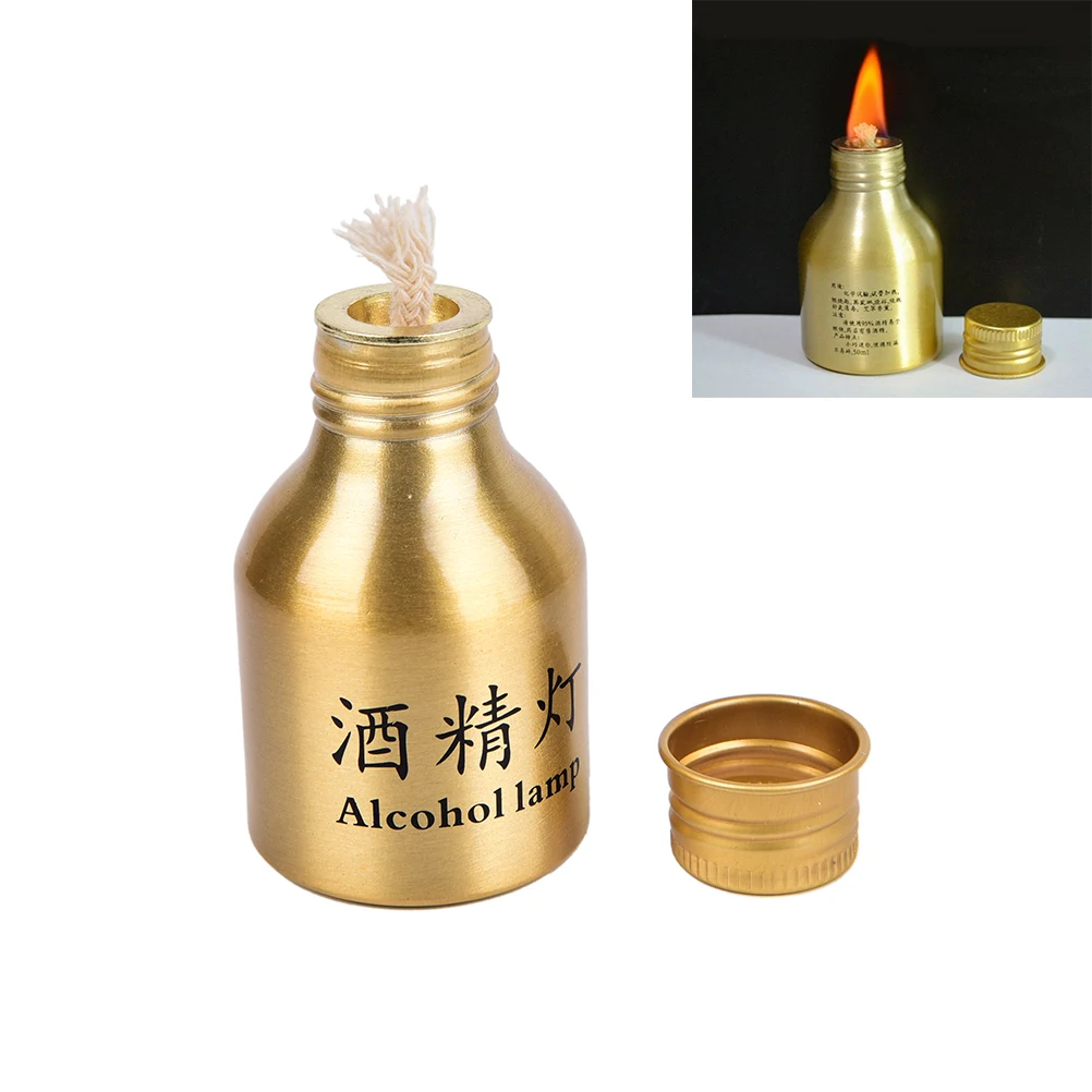 Portable Mini Metal Lamp Alcohol Liquid Stoves For Outdoor Survival Camping Hiking Travel