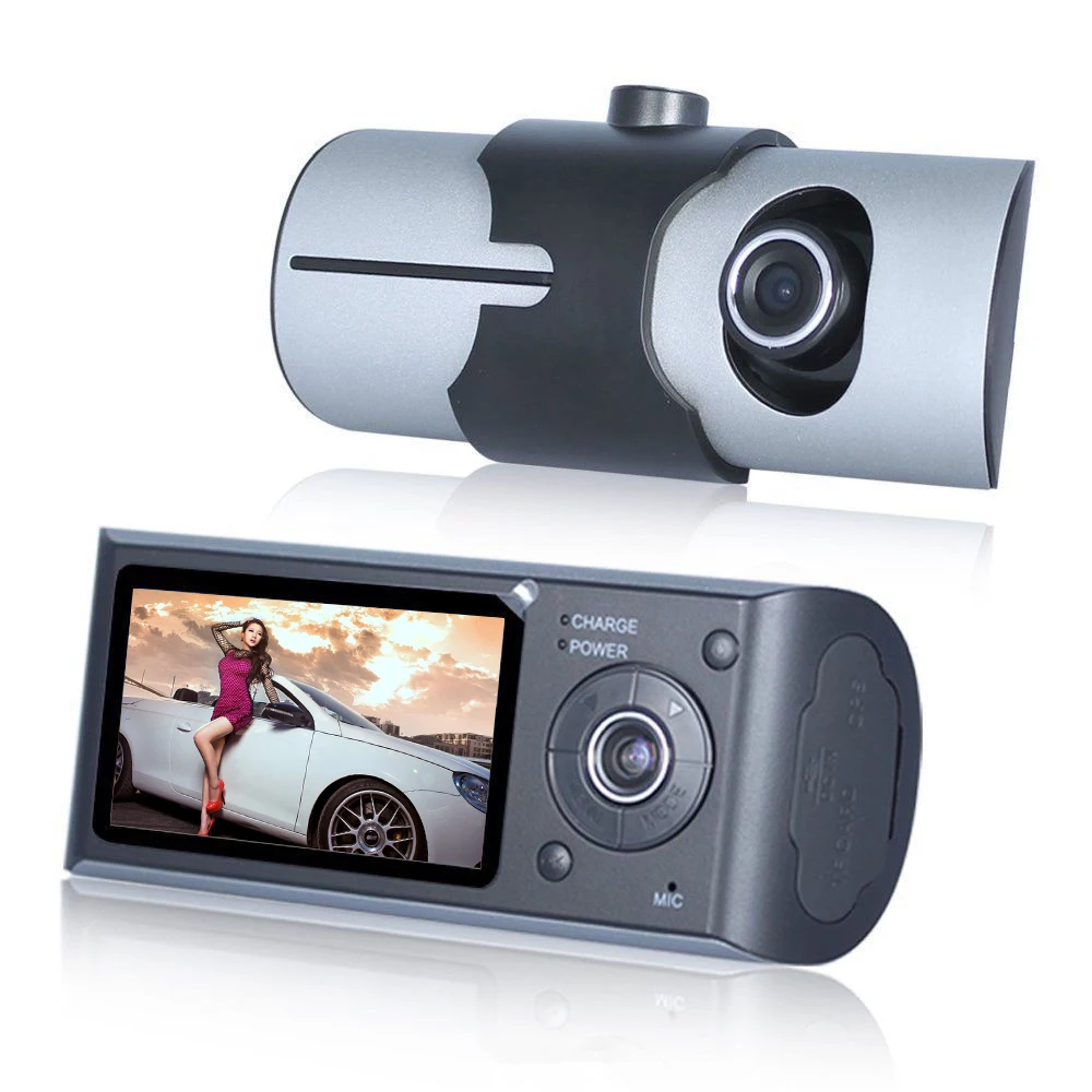 Dual Camera font b Car b font DVR R300 with font b GPS b font and