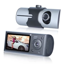 Dual font b Camera b font Car DVR R300 with GPS and 3D G Sensor 2