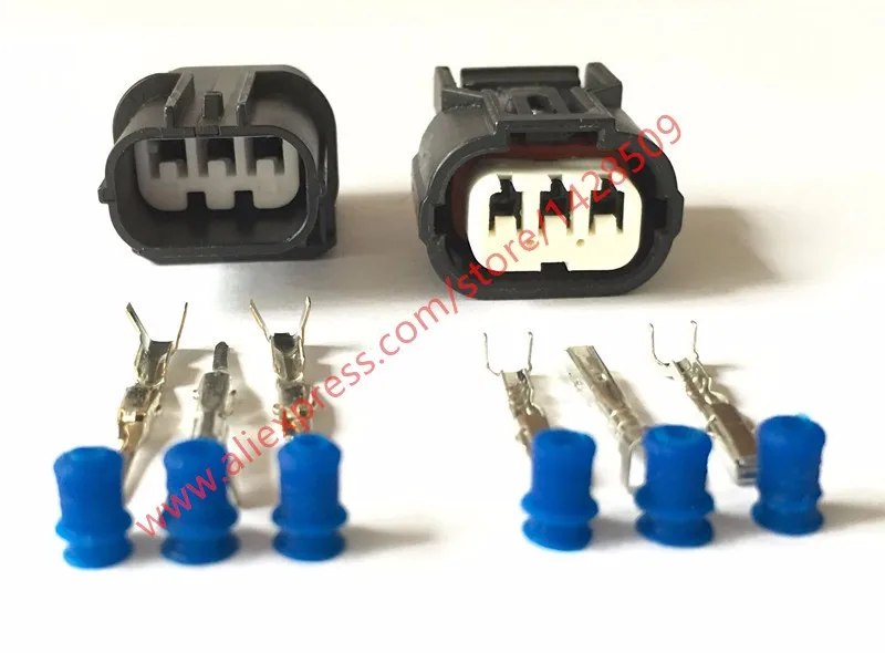 10 комплектов 3 Pin 6188-4739 6189-0887 Женский Мужской 1 2 мм авто водонепроницаемый разъем