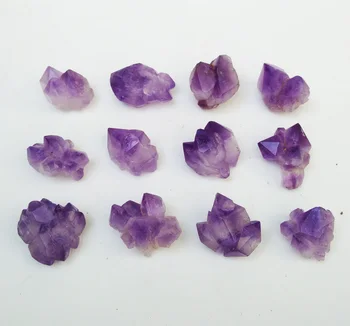 

Natural Amethyst Skeletal Quartz Point Crystal Cluster Healing Specimen natural stones