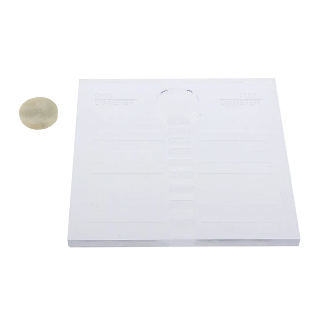 Transparent Eyelash Extension Tray Adhesive Glue Pallet Holder Stand Lashes Plate Display Board, Clear