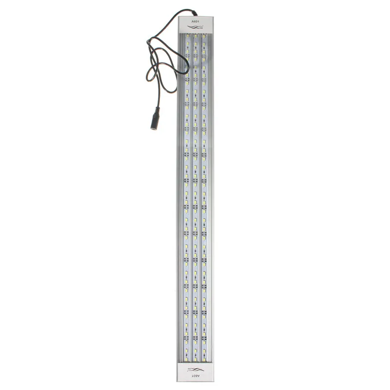 

US/EU/UK/AU Plug 60cm Aquarium Fish Plants Tank 5730 SMD 117 LED Underwater Light Pure White 39W 5800LM AC100-240V