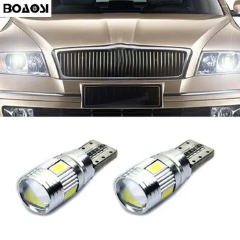 

BOAOSI 2x T10 LED W5W Samsung 5630SMD Car LED Auto Lamp Light Bulbs For skoda octavia 2 a7 a5 fabia rapid yeti superb
