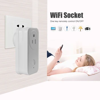 

Smart WiFi Outlet HomKit Socket APP Remote Control UK AU US EU Plug for Apple Homekit Siri ALexa Google Home
