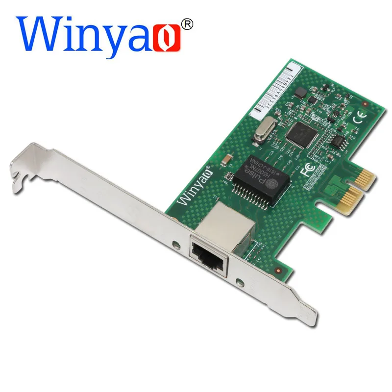 

Winyao WYI210T1 PCI-E X1 Gigabit Ethernet Network Card(NIC), Copper RJ45 Port,PCI Express 2.1 x1, I210-T1 1000M I210T1 lan