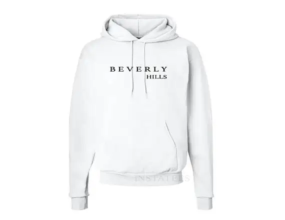 white hooded jumper