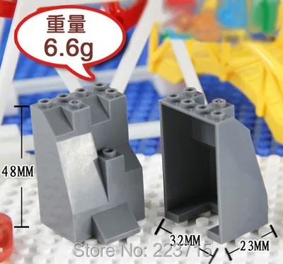 * Горный элемент 4x3x5*10 шт DIY Просветленный блок кирпич Часть No. Совместим с другими
