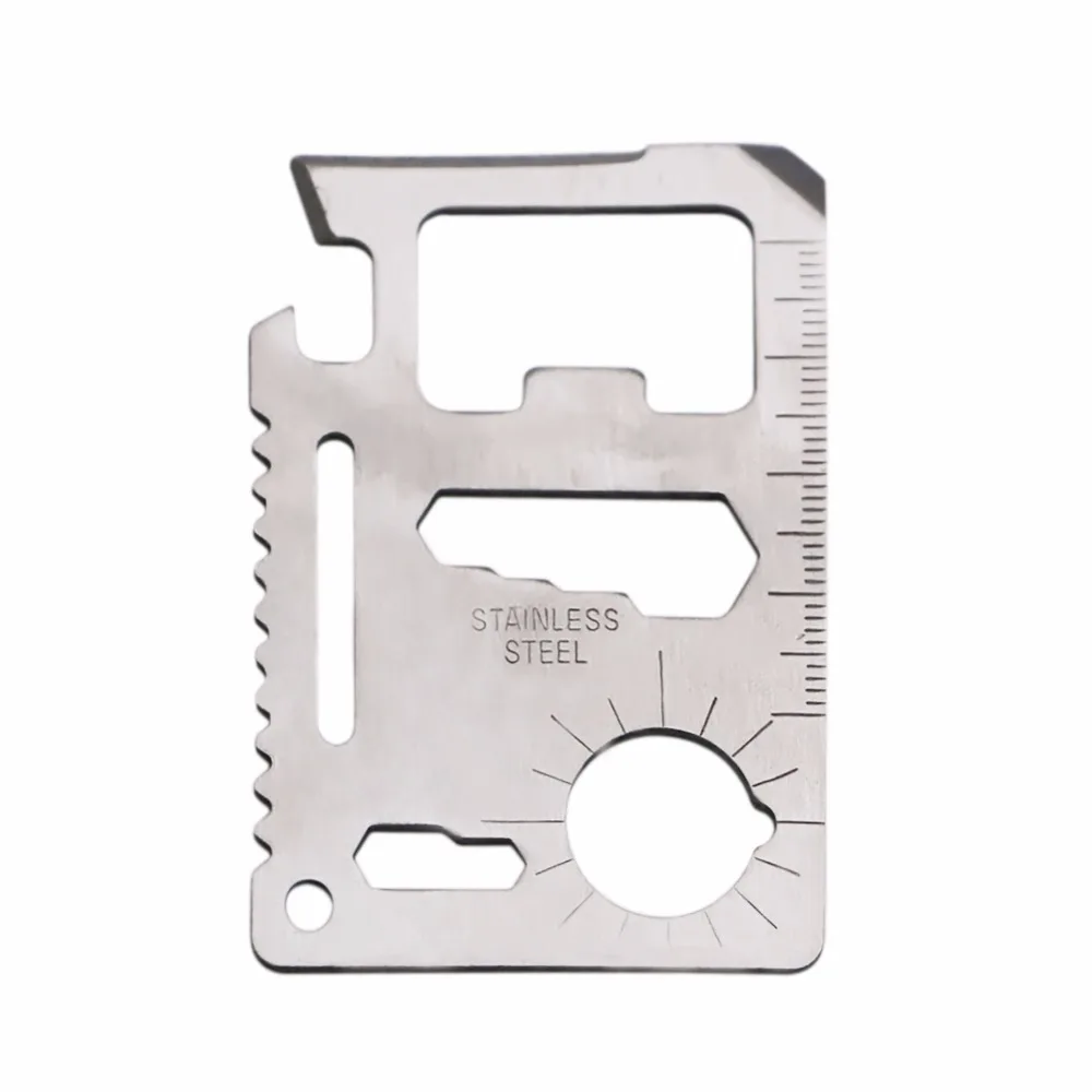Multi-Tools-11-in-1-Multifunction-Outdoor-Hunting-Survival-Camping-Pocket-Military-Credit-Card-Knife-Silver