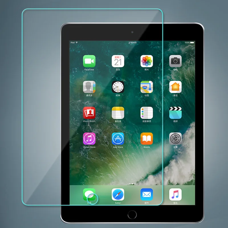 

For ipad mini 1 2 3 4 FOR IPAD 1/2/3 air 1 air 2 PRO 9.7 2017 2018 pro 10.5 9H Tempered Glass Screen Protector Protector 100pc