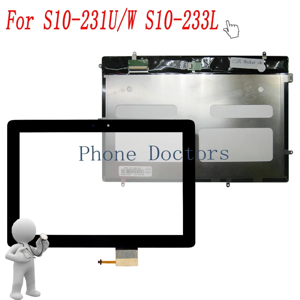 10.1 inch Touch Screen Digitizer Glass Lens + LCD Display For Huawei MediaPad 10 Link S10-231U/W s10-233L 10.1 inch Touch Screen Digitizer Glass Lens + LCD Display For Huawei MediaPad 10 Link S10-231U/W s10-233L
