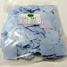 100 шт Большой TO-3P до-247 силиконовый лист изоляционные прокладки силиконовая изоляционная пленка