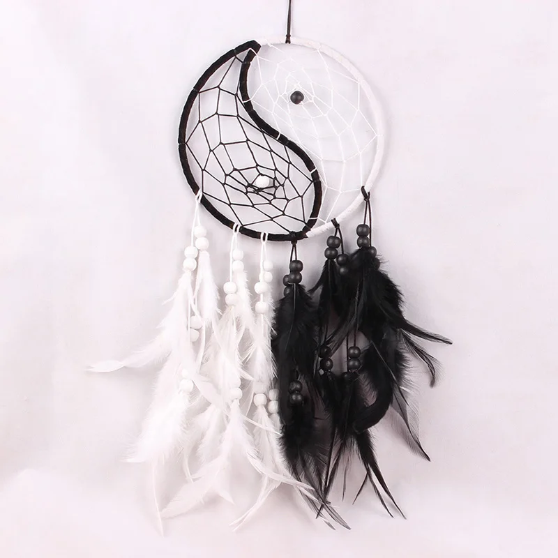 Handmade Dream Catcher with Feathers Wall Hanging Decoration Car Ornament Gift 