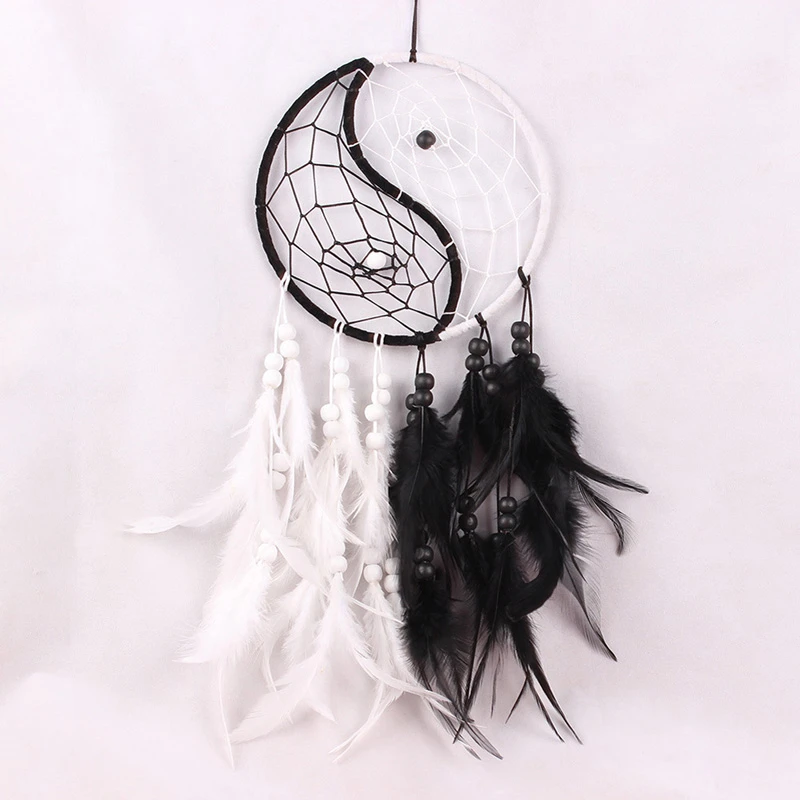 Dream Catcher With Feathers Handmade Yard Wall Home Car Decoration Ornament Gift